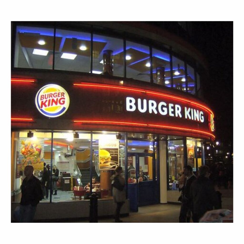 Largest fast food chain-Burger King