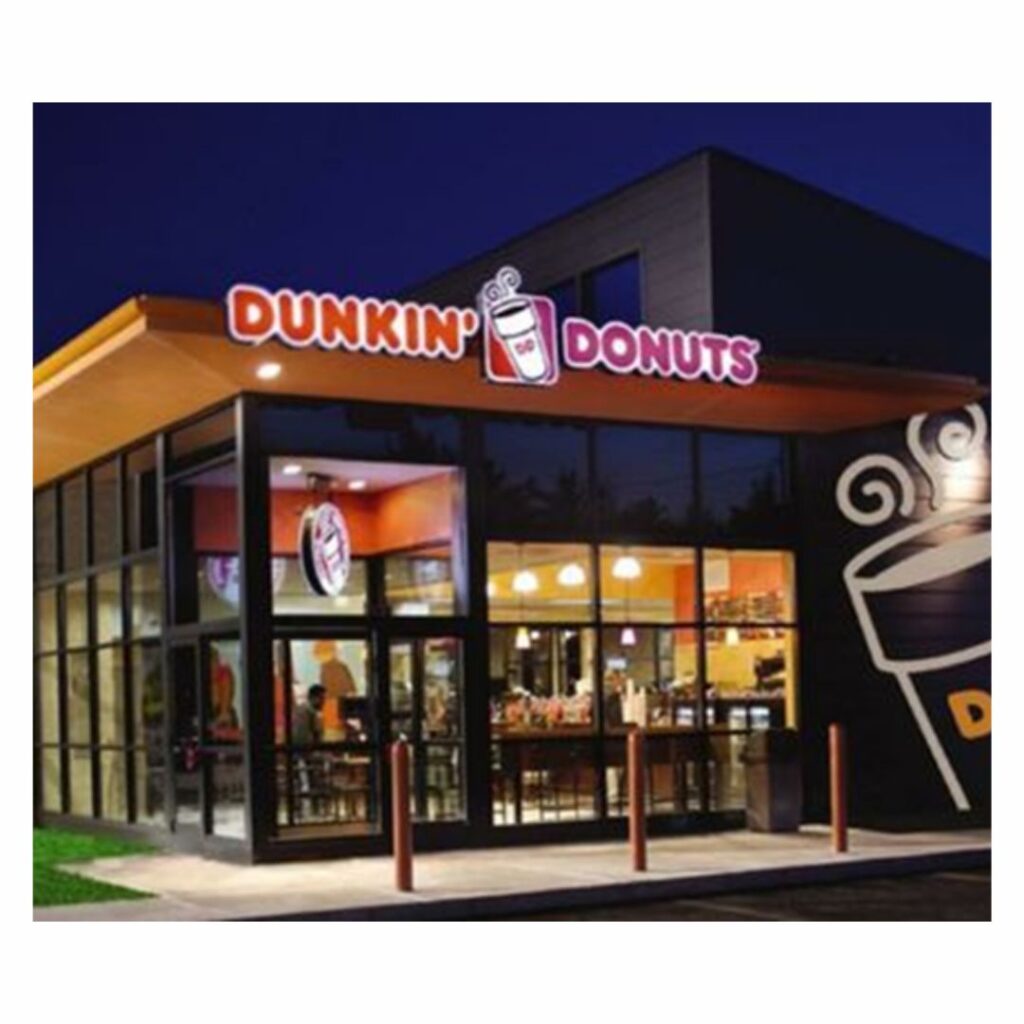 Largest fast food chain-Dunkin'