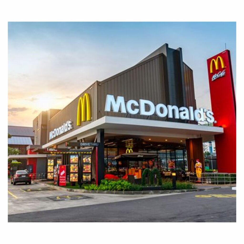 McD- World's largest fast food chain