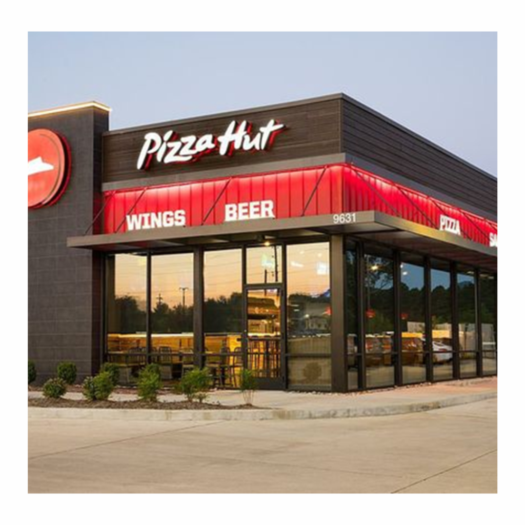 Largest fast food chain-Pizza Hut