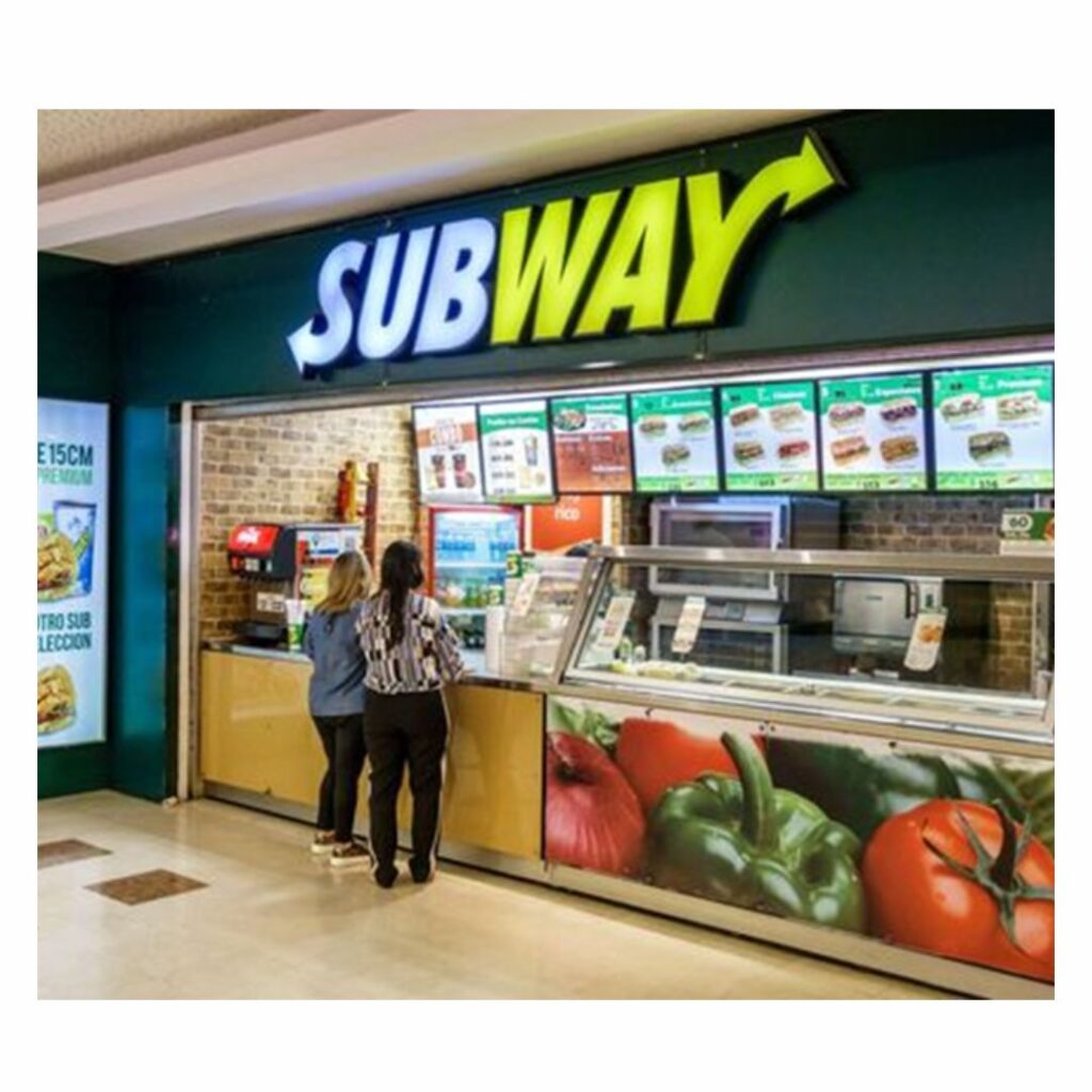 Largest fast food chain-Subway