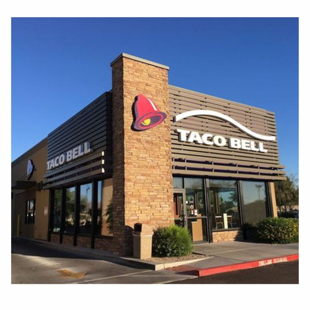 Largest fast food chain-Taco Bell